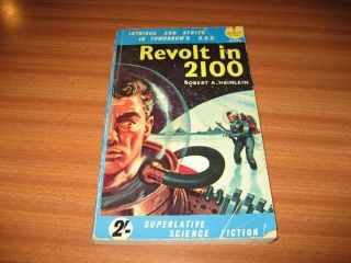 Revolt In 2100 By Robert A Heinlein Vintage Science Fiction Pulp Paperback 1953