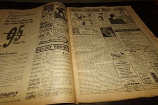 Vintage York Post Jail Break During Jack Ruby Trial Jimmy Hoffa Cartoons 62 5