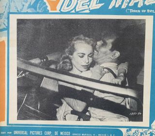 TOUCH OF EVIL ORSON WELLES Mexican Vintage LOBBY CARD 1958 2