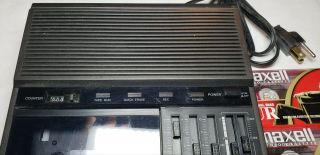 Panasonic RR - 830 Standard Cassette Tape Transcriber Dictation,  Black - VTG 4