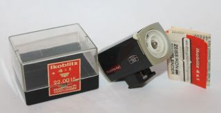 Zeiss Ikoblitz 4x1 For Rollei 35 Camera Flash Cube Holder & Box