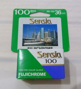Vtg Nos Film Rolls: Fujichrome Sensia 100 Speed Fuji Film 36 Expo Exp 8/1996