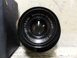 Schneider Kreuznach Componon 1:5.  6/80 Lens with Box 2