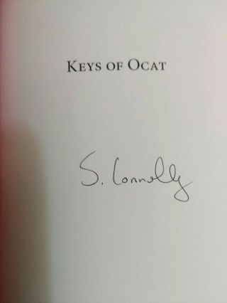 Keys of Ocat Leather LE Grimoire Connolly Signed Necromancy occult black magic 6