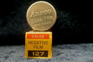 Vintage 127 Color Film & Ansco 35mm Film In Original0625