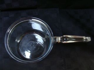 Vintage Pyrex Flameware Glass Double Boiler 3 Piece Model 6283 1 1/2 qt 2