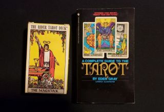 1971 Vintage Rider Waite Tarot Cards The Magician 78 Card Deck