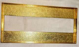 Vintage Gold Brass Filigree Rectangle Tissue Kleenex Box Cover Holder 5
