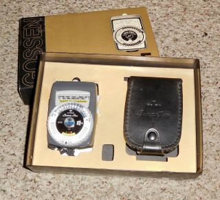 Vintage Gossen Luna Pro Light Meter & Case
