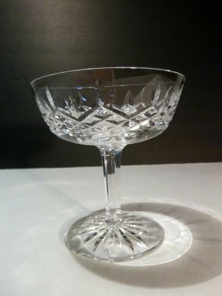 Vintage Waterford Crystal Lismore (1957 -) Champagne Coupe Tall Sherbet 4 1/8 "