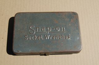 Snap - On Tools Socket Wrenches Box & Tools - Vintage Hand Tools