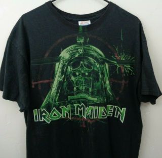 Iron Maiden Shirt Aces High Eddie Xl Extra Large Vintage