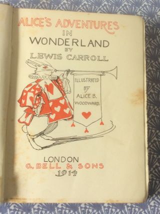 ALICE’S ADVENTURES IN WONDERLAND ILLUSTRATED BY ALICE B WOODWARD 1914 4