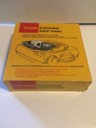 Vintage Kodak Stack Loader B40 For Carousel Projectors Box