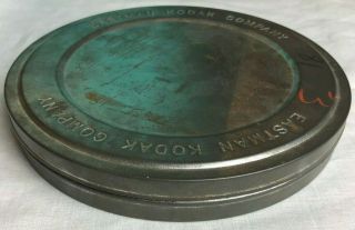 Vintage Metal Film Movie Reel Tin Can Canister - 7 Inch Eastman Kodak Company
