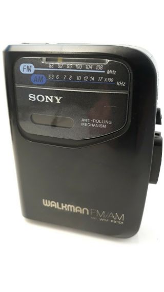 Vintage Sony Walkman Wm - Fx101 Stereo Cassette Player Fm/am Radio