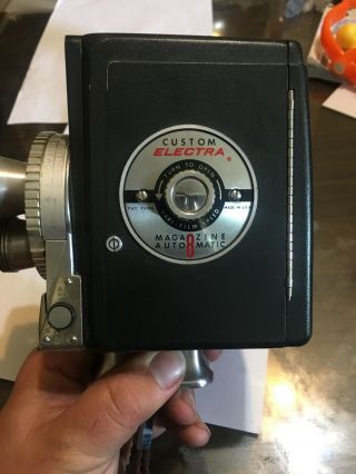 DeJUR Custom ELECTRA Vintage Movie Camera Made in USA,  3 Bausch & Lomb lens 2