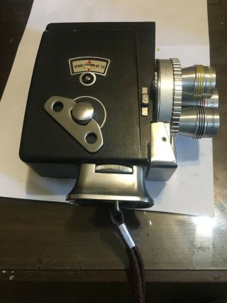 DeJUR Custom ELECTRA Vintage Movie Camera Made in USA,  3 Bausch & Lomb lens 4