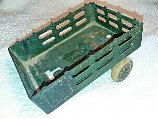 Vintage Pressed Steel Marx Toy Stake Truck Bed 5 1/2 "