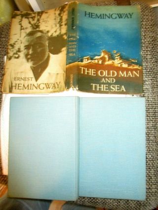 1952 1st Hardcover In Dust Jacket Ernest Hemingway The Old Man And The Sea