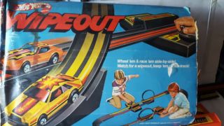Vintage Hot Wheels Wipe Out Track Parts