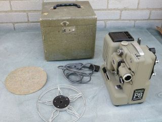 Vtg Eumig Imperial P8 8mm Movie Projector,  Case