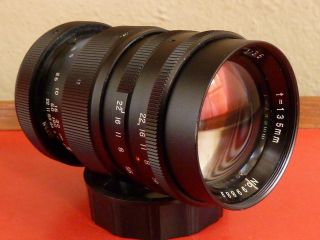 Vivitar Compatible T System 135mm F/3.  5 Lens With Minolta Mount Adapter