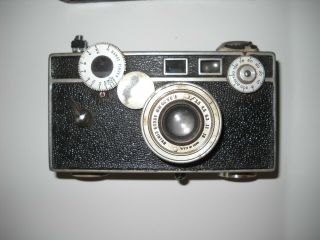 Vintage Argus Cintar " Brick " 35mm Camera,  Rangefinder Cintar F3.  5 - 50 Mm Lens
