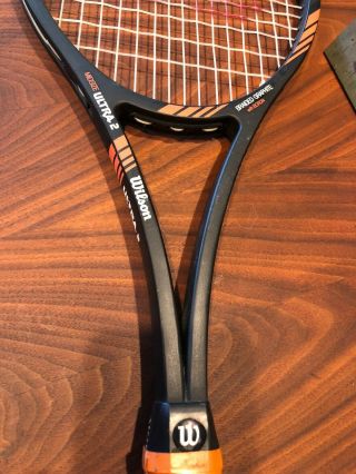 Vintage Wilson Ultra 2 Tennis Raquet Grip Size 4 3/4 3