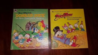 A Golden Tell - A - Tale Books Walt Disney Donald Duck & Duck Tales