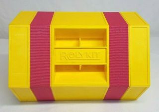 Vtg The Rolykit Roll - Up Storage Case Toolbox Fishing Crafts