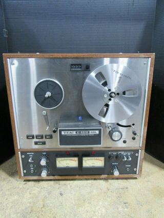 Vintage Teac Model A - 4010 2 Channel 4 Track Reel To Reel Tape Deck Power