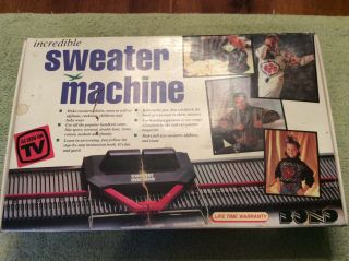 Bond Incredible Sweater Machine Vtg Looks,
