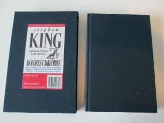 Stephen King - DOLORES CLAIBORNE - UK Limited Slipcased Gift Edition 1/2,  000 3