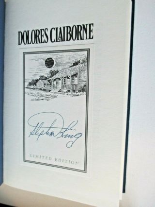Stephen King - DOLORES CLAIBORNE - UK Limited Slipcased Gift Edition 1/2,  000 6