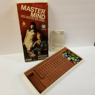 Vintage Master Mind Game 70s Invicta Made In England Mastermind 3065