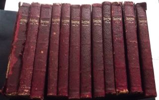 William Shakespeare - 12 Leather Bound Volumes - 1896 Kegan Paul Trench Trubner
