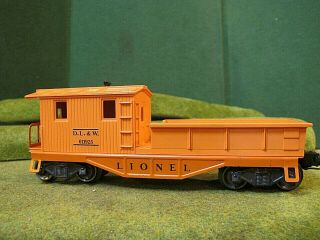 Very Vintage Lionel O Scale Caboose D.  L.  & W.  611925 - Orange