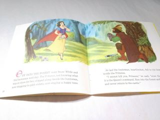 Vintage Disneyland 45 Record and Book 310 Snow White & the Seven Dwarfs 1966 4