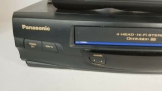 Panasonic PV - V4520 4 Head Hi - Fi | VHS VCR Player Recorder | w/ Remote & AV Cable 3