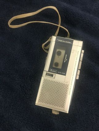 Vintage Realistic Micro - 25,  14 - 1040,  Micro Cassette Voice Recorder