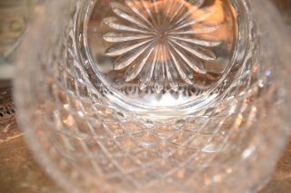 Vintage CRYSTAL Wine Cooler Champagne Ice Bucket Bar Party Large Diamond Pattern 7