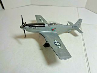 Vintage Monogram Mustang P - 51 D Snap Tite Airplane Model 1/48 Built