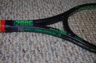 VINTAGE DUNLOP GRAFIL MAX 200G PRO Injection Moulded Tennis Racquet 4.  1/2 Grip 3