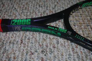 VINTAGE DUNLOP GRAFIL MAX 200G PRO Injection Moulded Tennis Racquet 4.  1/2 Grip 4