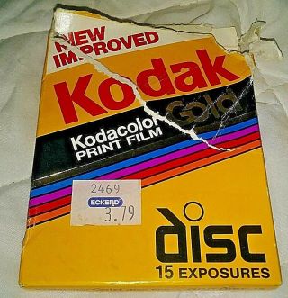 Kodak Color Vr Film Disc From 1995 - Opened