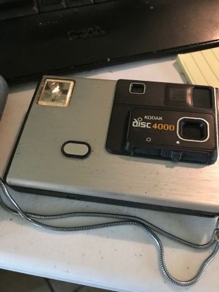 Kodak Disk 4000 Camera Made In Usa.  With Bag