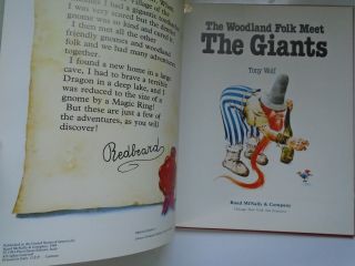 The Woodland Folk Meet The Giants,  Tony Wolf,  Rand McNally,  1984 4