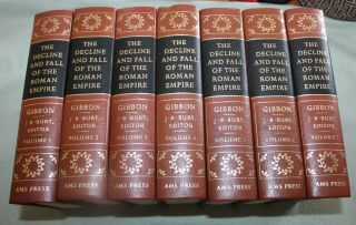 Decline And Fall Of The Roman Empire 7 Volumes Edward Gibbon