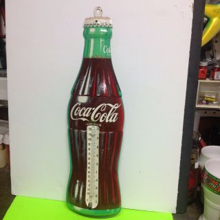 Coca - Cola Vintage Coke Bottle Thermometer Donasco U.  S.  A.